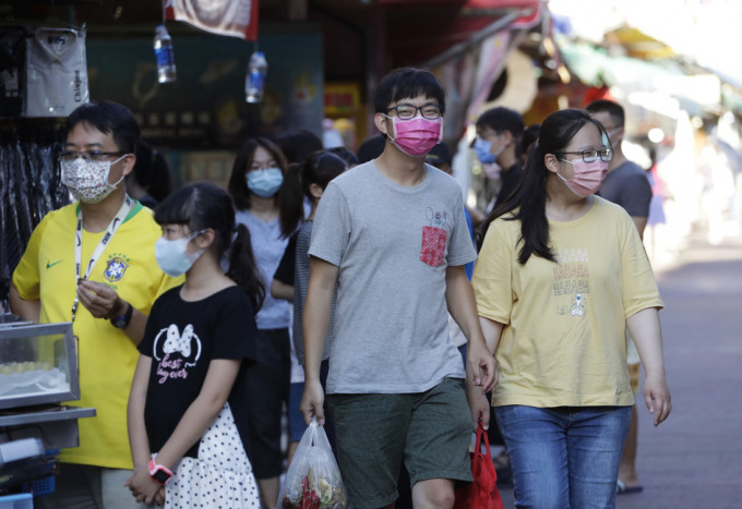 台湾新增3宗本土确诊，再多1人染疫亡。AP图片