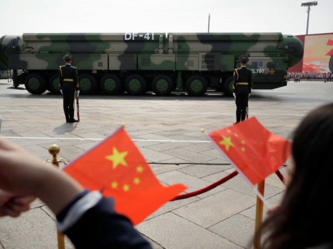 美国国防部关注中国的核弹头数目。（美联社）