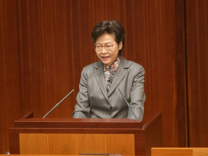 林鄭月娥出席立法會答問會。