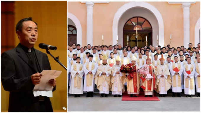 郑州教区新任主教王跃胜获祝圣。