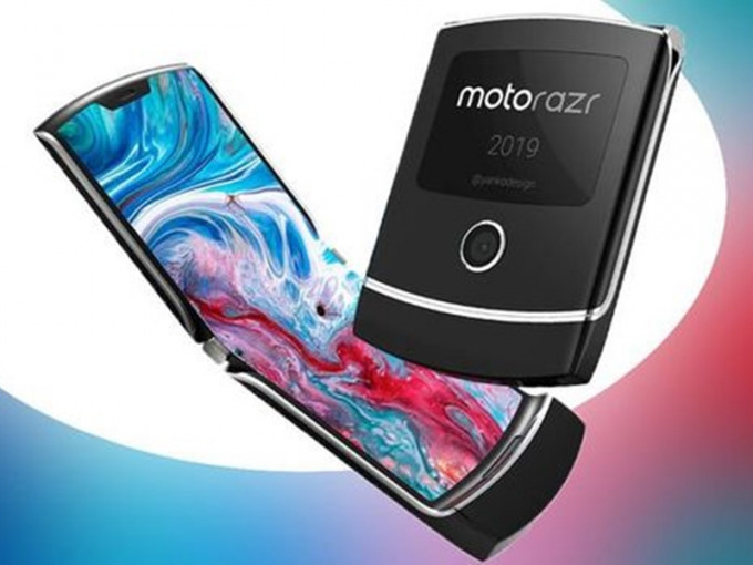 Motorola也将迎来自家摺叠手机Razr。　网图