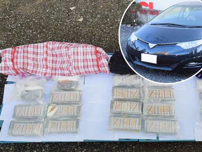 警方在一架停泊在青衣露天停车场的私家车内检获约值2700万元的可卡因。