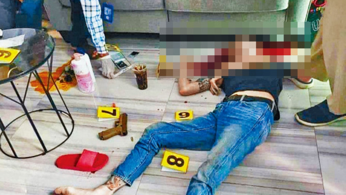 柬埔寨一处公寓发生枪击案，三人被发现倒卧在血泊中。