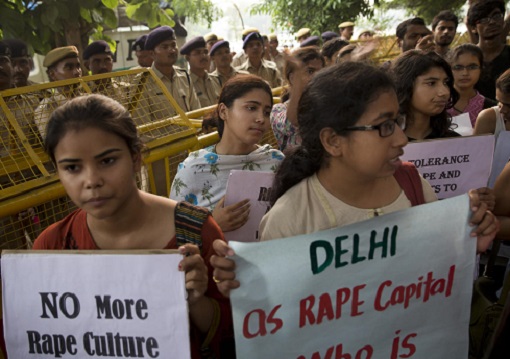 印度經常發生性侵事件。 網上圖片