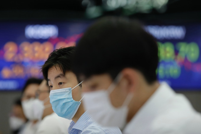 南韓在過去一天，新增20宗新冠肺炎確診個案。AP圖