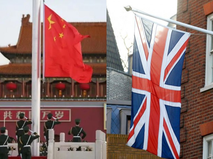 中國駐英國使館發言人指過去10年中英關係總體保持發展。