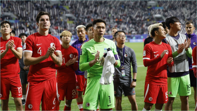 港隊在亞洲盃表現熱血，贏得掌聲。Reuters
