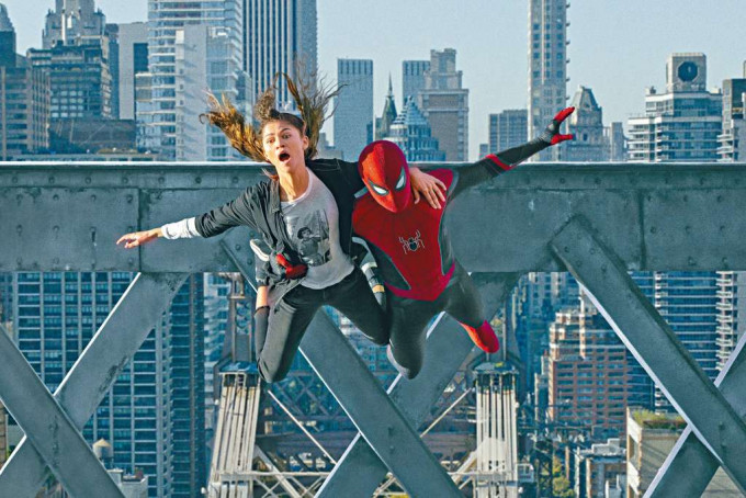 ■《蜘蛛俠：不戰無歸》前日在本港開畫，上映不到兩日已破千萬票房。