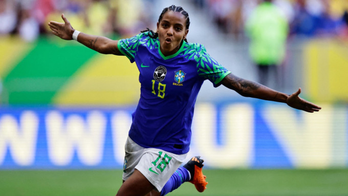 謝絲是巴西女足的入球希望。Reuters