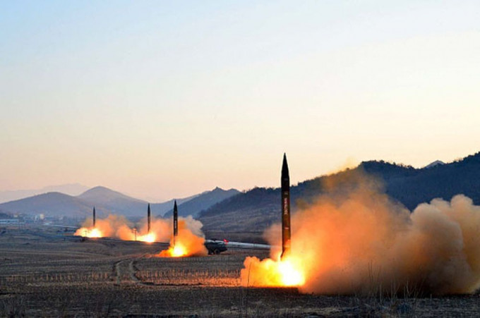 南韓國防部：偵測到北韓有跡象準備再試射導彈。資料圖片