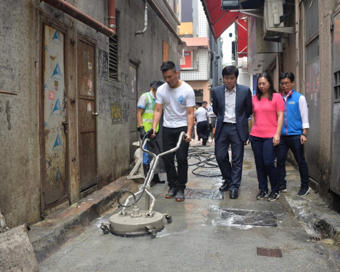 政府展開為期3個月的全城清潔運動。 資料圖片