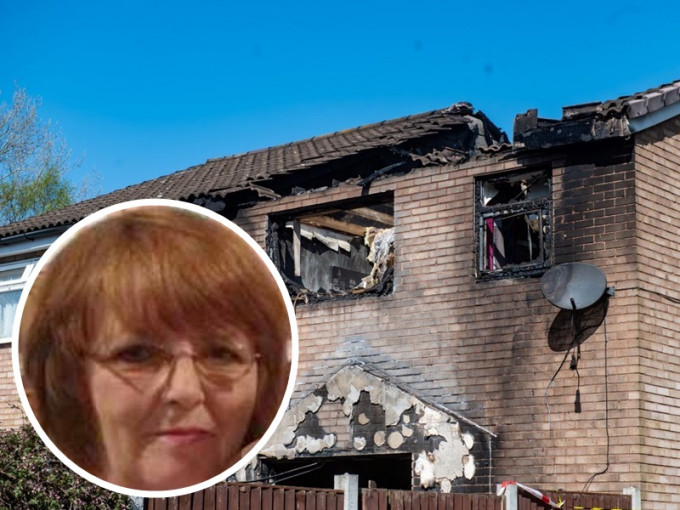 Lynn Hadley死於火災。網圖