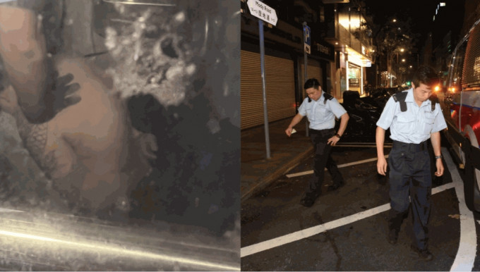 尖沙咀发生阻差办公事件，一名身上有纹身男子遭警员截查时反抗，造成两名警员受轻伤。