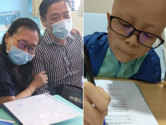 新加坡12岁截肢癌童拼命考好公开试，惟放榜前离世，令人痛心。