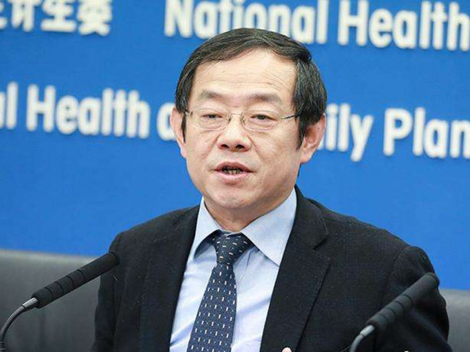中國疾控中心副主任馮子健。(網圖)