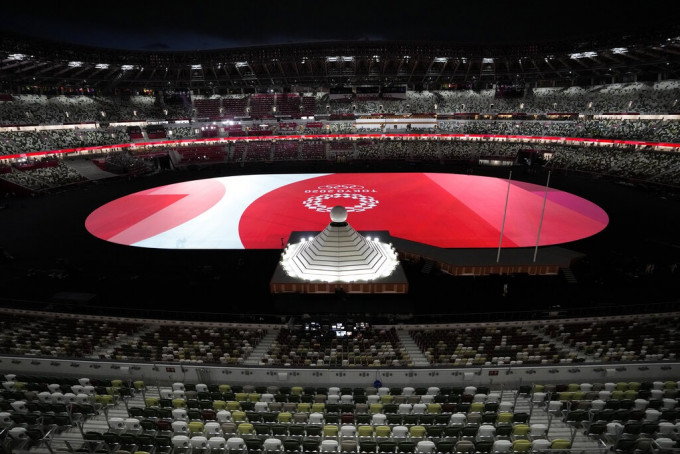 东京奥运开幕礼在新国立竞技场举行。AP图片