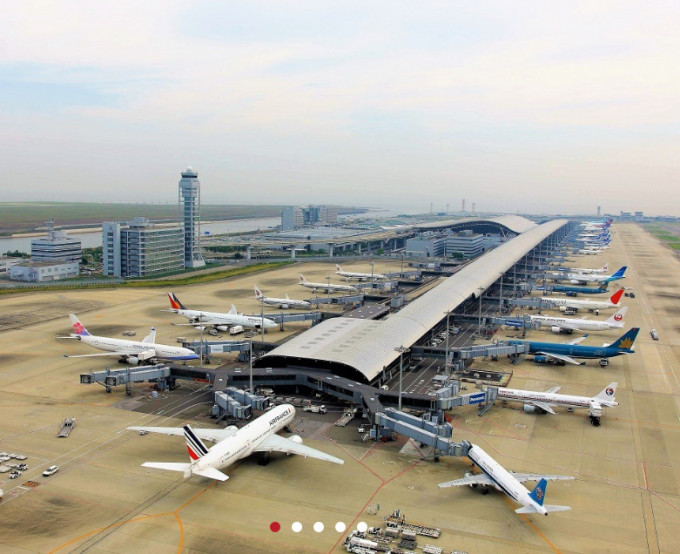 关西机场恢复部分国际线航班。网图