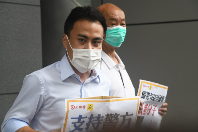 郭偉强表示，支持警方拘捕及懲治勾結外國的亂港分子。