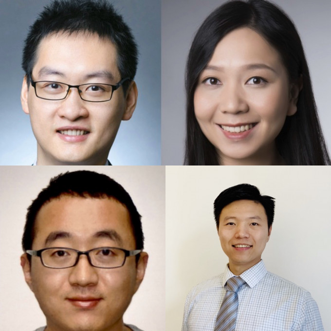 羅平（左上）、郭子彥（右上）、郭浩（左下）及周博磊（右下）入選TR35 亞太區名單。