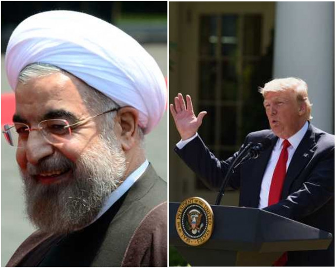伊朗總統魯哈尼警告美國總統特朗普，若繼續實施制裁，伊朗將退出核協議。資料圖片