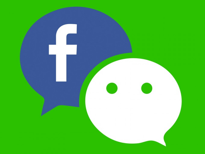 有網民發現微信（WeChat）會自動連接至facebook帳戶。網圖