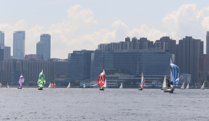 香港游艇会二○二一至二二年下半年赛事精采连场。网上图片