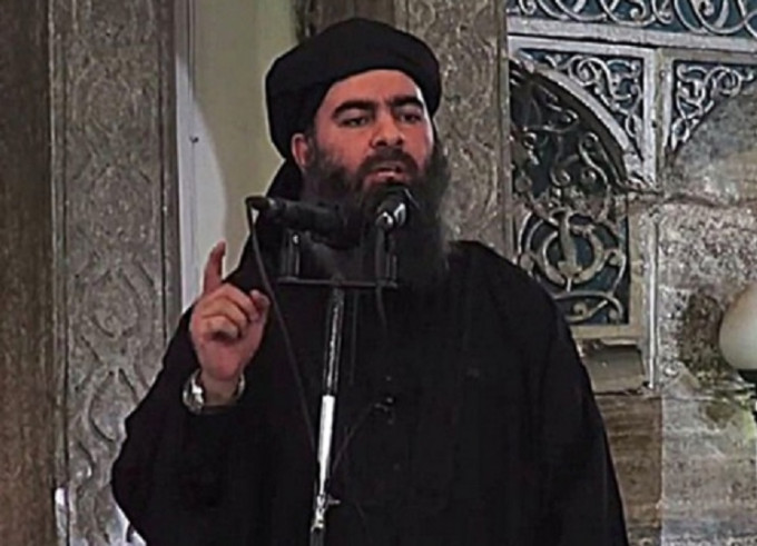 伊斯蘭國領袖巴格達迪。網圖