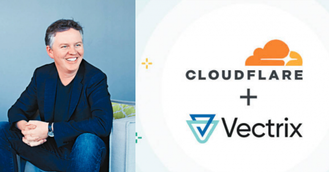 Cloudflare共同創辦人Matthew Prince指，收購Vectrix可提供更快和更安全的SaaS零信任連接。