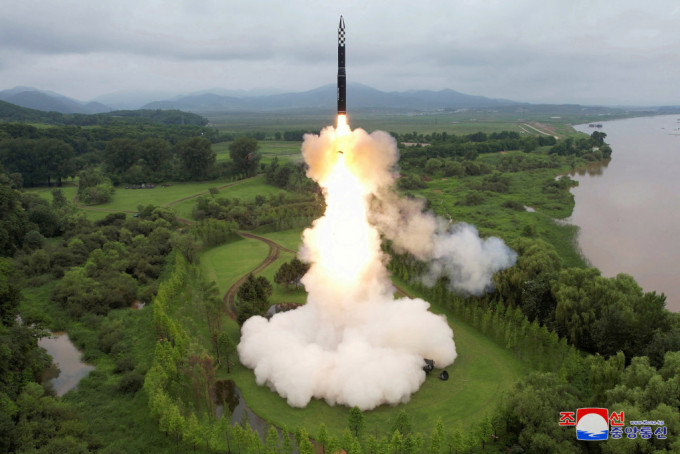 南韩研判北韩或在美日韩三方峰会登场时，试射洲际弹道导弹。路透社