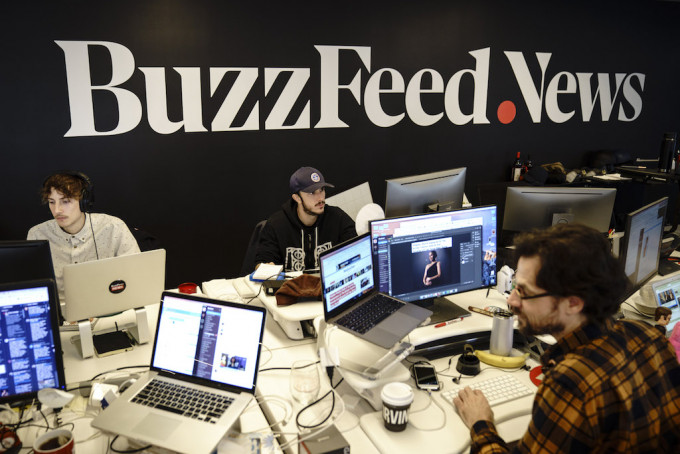 美国新闻网站BuzzFeed裁员15%。网上图片
