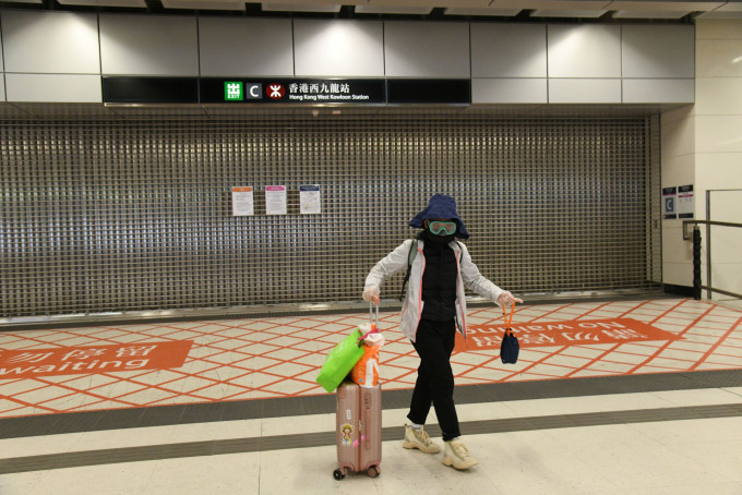 高鐵香港段自1月底起暫停營運至今已逾7個月。 資料圖片