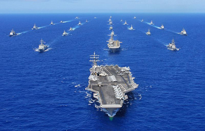 2年一度的環太平洋演習是全球規模最大的多國海上軍事演習。網上圖片