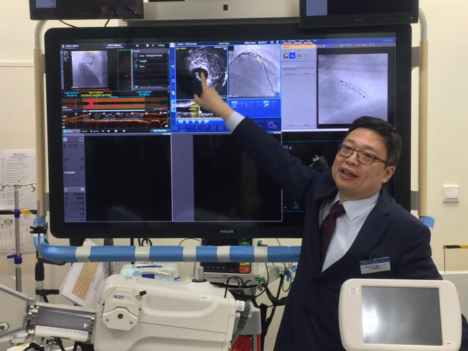林逸賢表示，治療室同時設有心臟介入診斷及治療醫療器材。