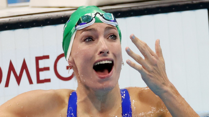 舒恩密加夺女子200米蛙泳金牌。Reuters