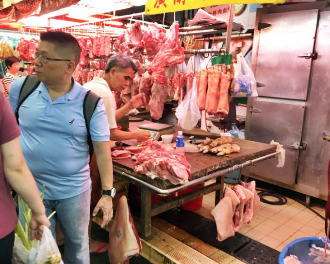 街市的鮮豬肉價格仍未大幅回落。