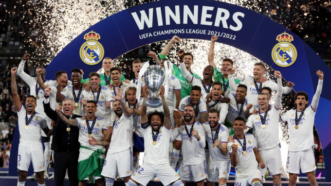 皇马继四年前再胜利物浦夺得欧联冠军。Reuters