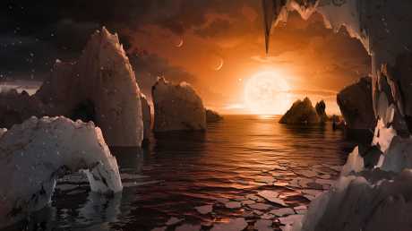 「TRAPPIST-1」矮星距离地球40光年。AP