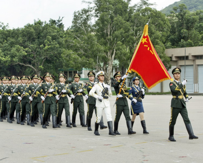 驻港部队已进驻香港22年。资料图片