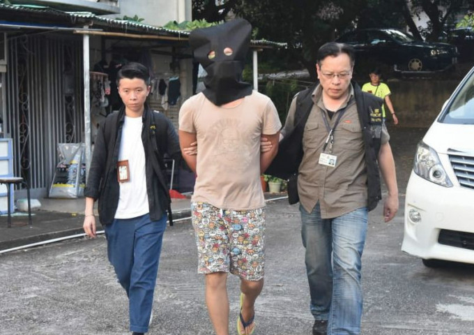 被告蕭國偉於前年6月遭警方拘捕。資料圖片
