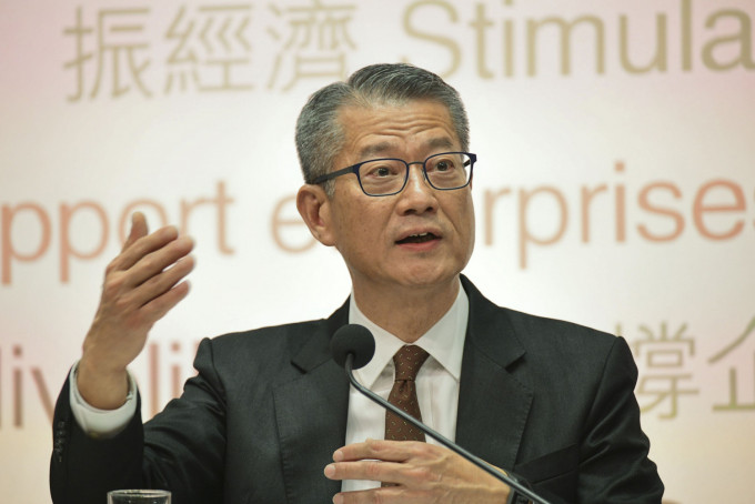 陳茂波表示，是次綠色債券發售成功印證了投資者對香港的長遠信貸狀況及經濟基調充滿信心。資料圖片