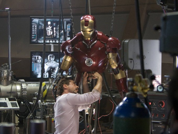 罗拔唐尼在2008年的《铁甲奇侠》中穿过这套盔甲。