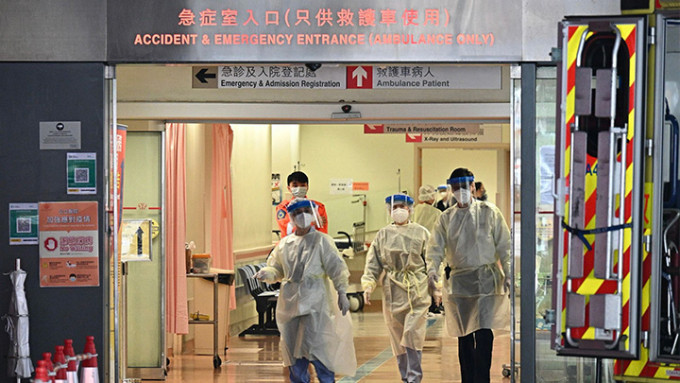 醫管局指有164名員工染疫。資料圖片