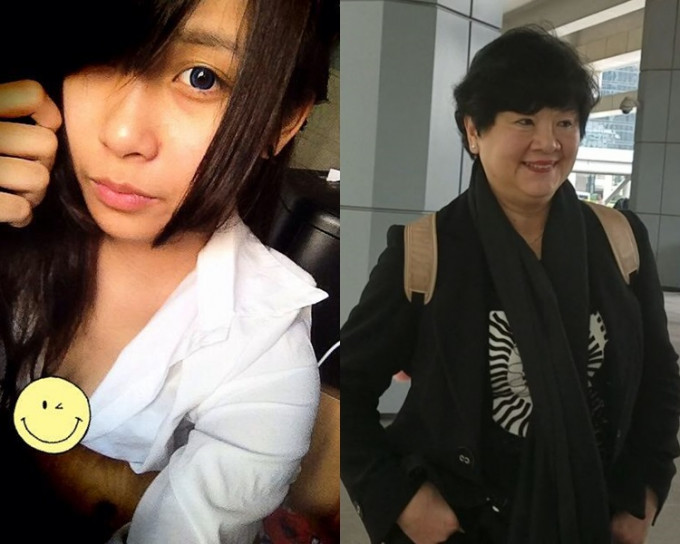 被害少女郭惠明（左）；精神科医生陈嘉璐（右）。资料图片／潘琪慧摄