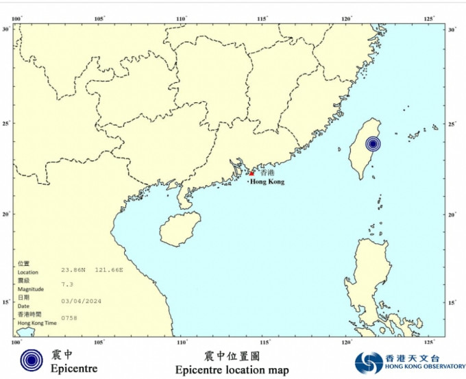 天文台指若海啸持续将于正午至下午1时抵香港，料较正常潮水高度高出0.1米。资料图片