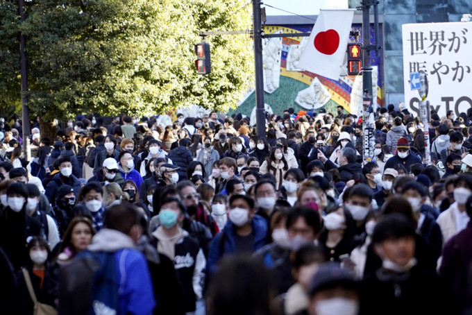 東京都黴漿菌感染人數連續2周創新高。美聯社