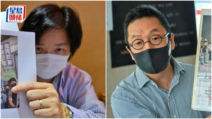 潘麒智（左）控潘焯鴻（右）誹謗，今更獲高院批出臨禁令，潘須即時移除涉案帖文及影片。資料圖片