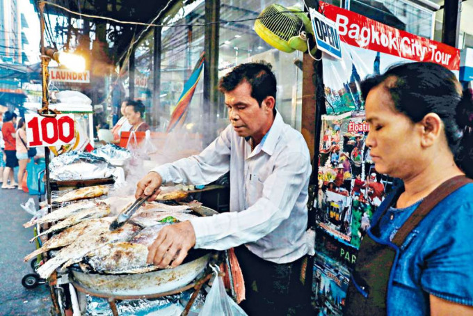 ■泰國人愛吃鹽燒魚。
