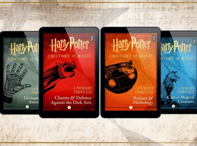 6月27日起將推出4本新電子書。Pottermore網站圖片