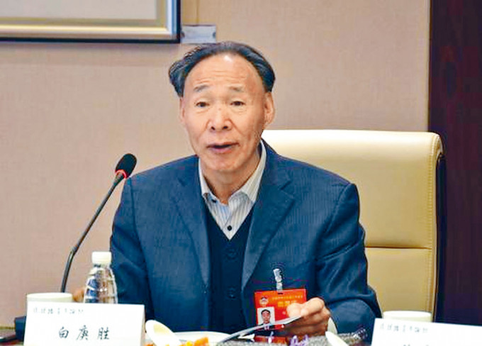 中国作协副主席白庚胜。