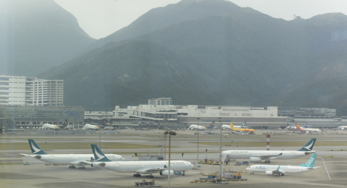 香港國際機場為去年度全球最䌓忙貨運機場。資料圖片